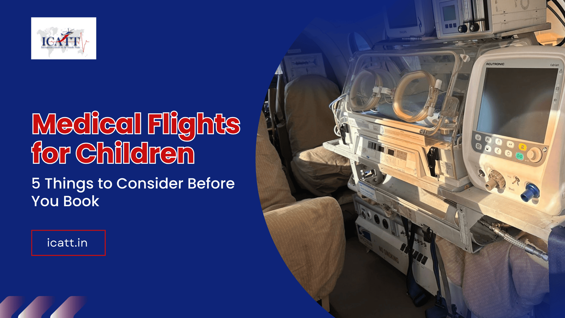 Medical Flights for Children 5 Things to Consider Before You Book