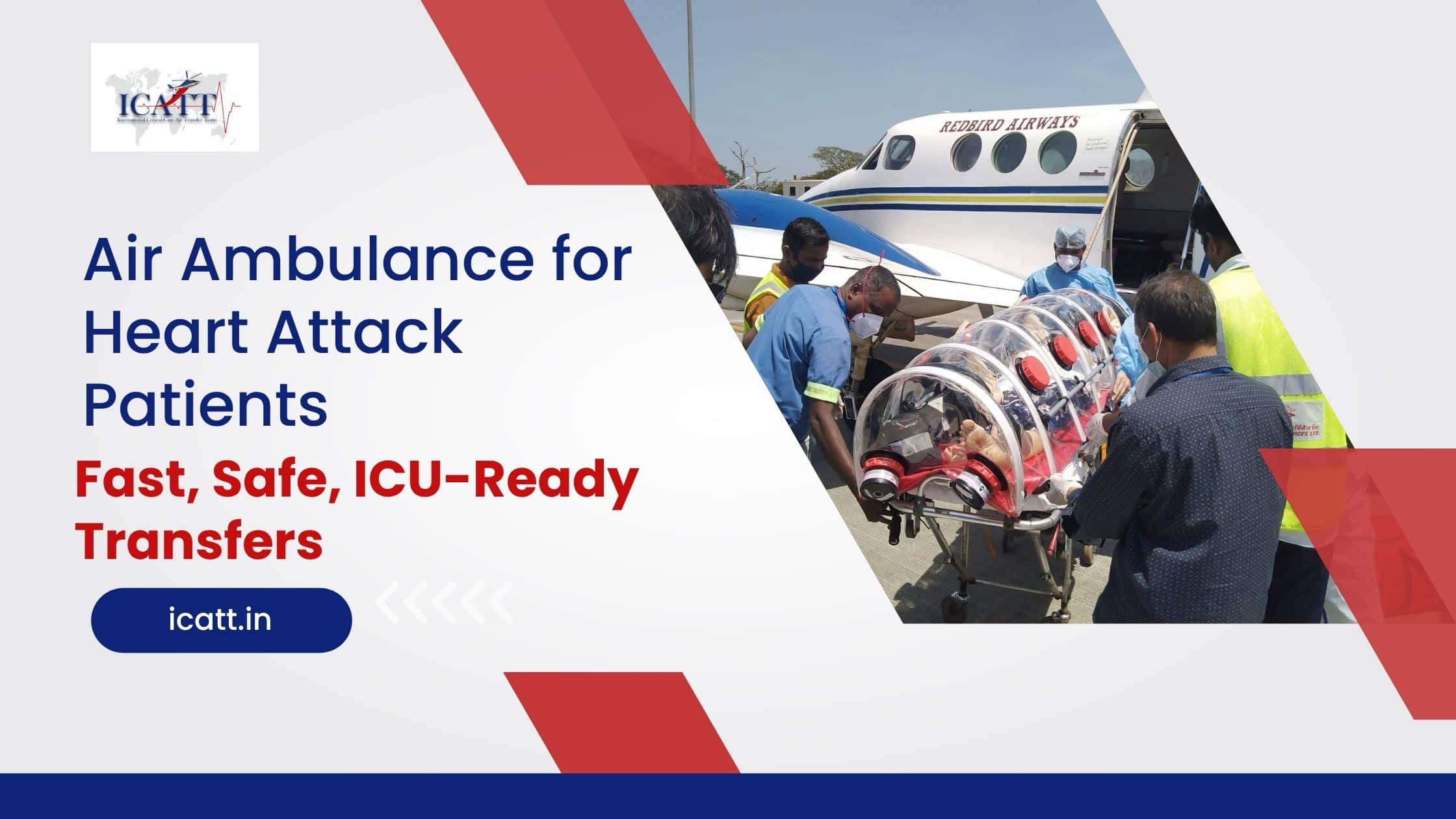 Air Ambulance for Heart Attack Patients: Fast, Safe, ICU-Ready Transfers