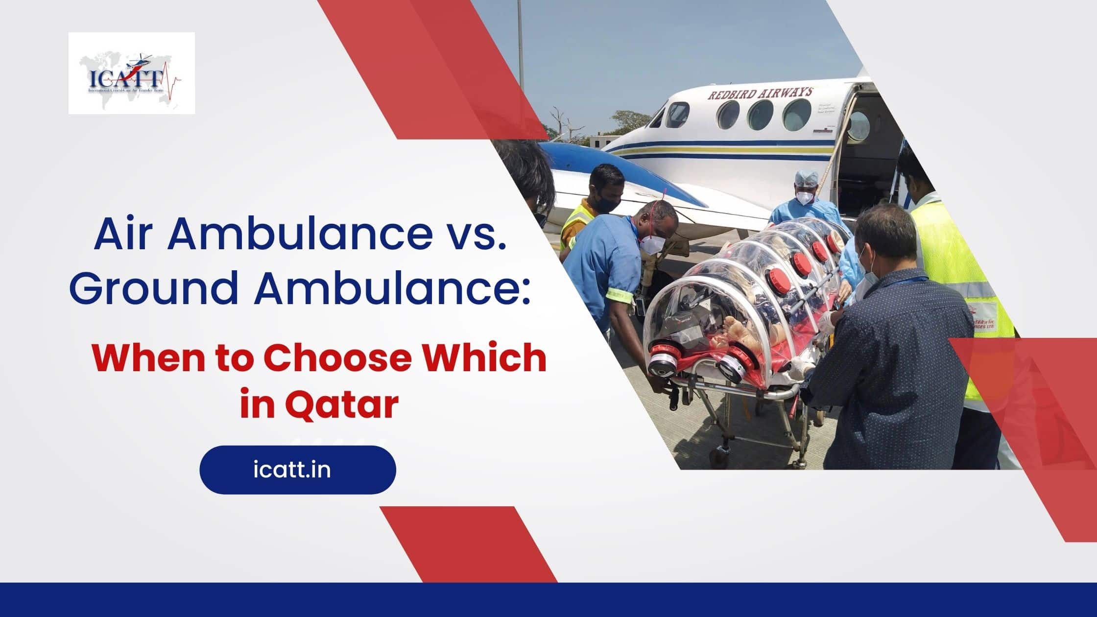 Air Ambulance vs. Ground Ambulance When to Choose Which in Qatar