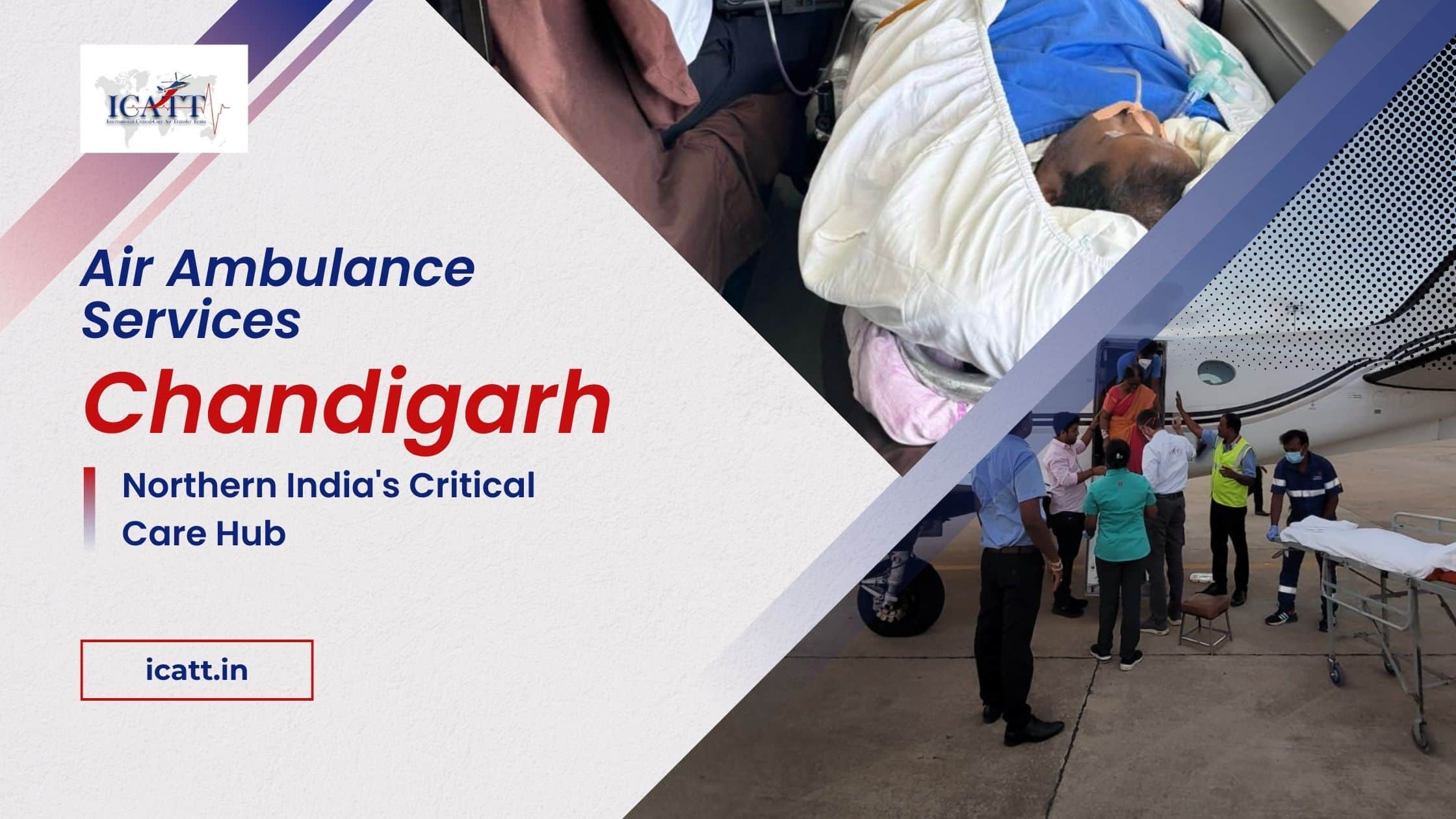 Air Ambulance Services in Chandigarh Northern India's Critical Care Hub