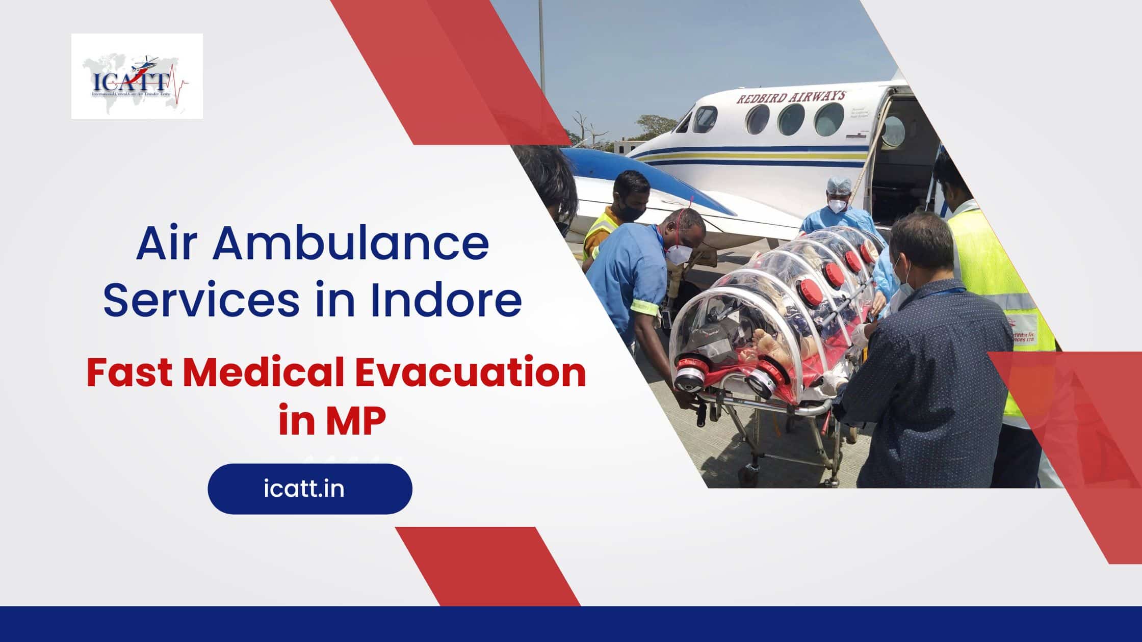 Air Ambulance Services in Indore: Fast Medical Evacuation in MP